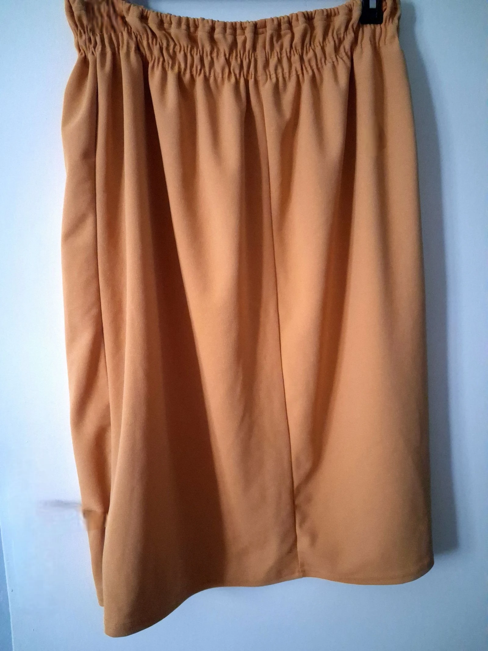 Light mustard-colored skirt size 42 – photo 2
